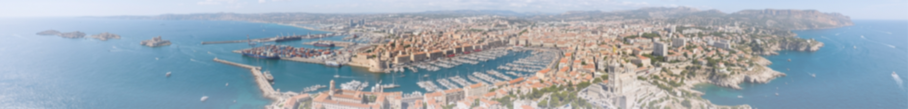 Ville de Marseille avec le Vieux-Port