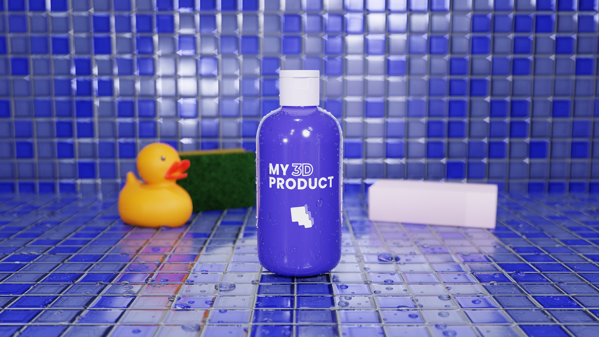 Vidéo 3D cosmétique.