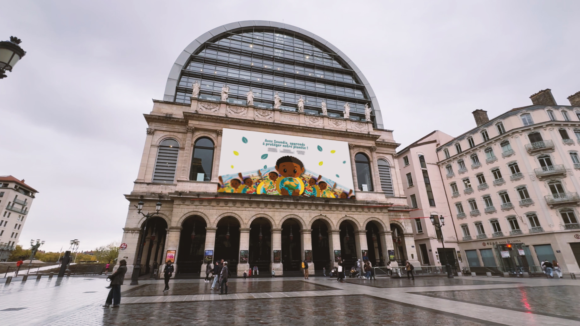 Vidéo mix réel et 3D.